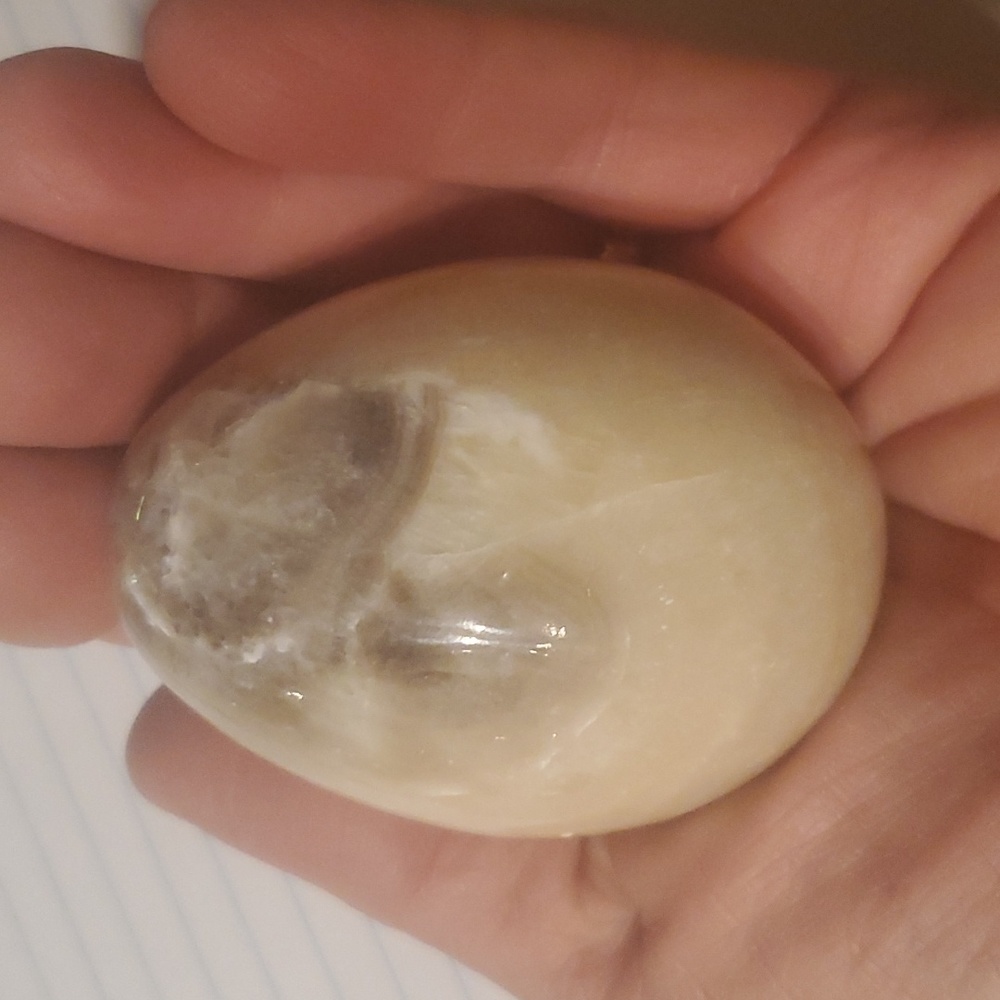 Large Polished Agate Stone Egg